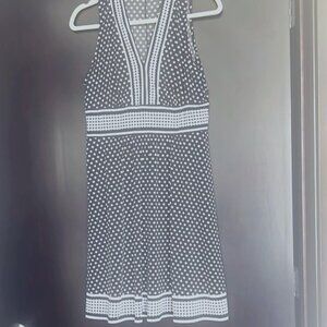 Black and White Petite Dress